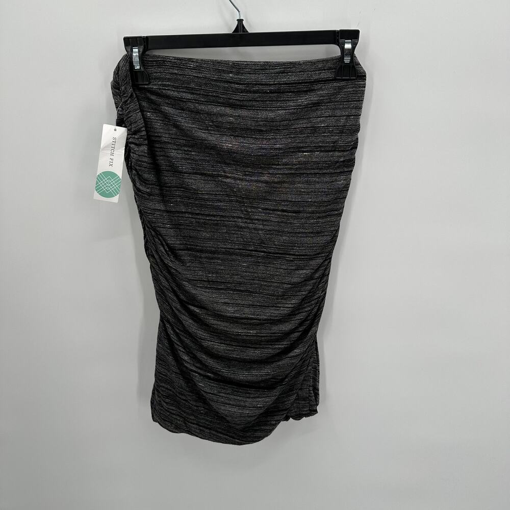 Stitch Fix NWT Renee C. Alondra Pencil Skirt in Dark Gray // L - Picture 7 of 7